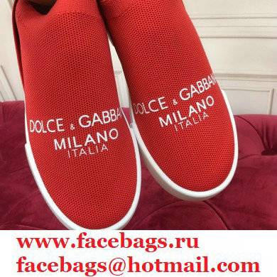 Dolce  &  Gabbana Slip On Sneakers with Logo 03 2021